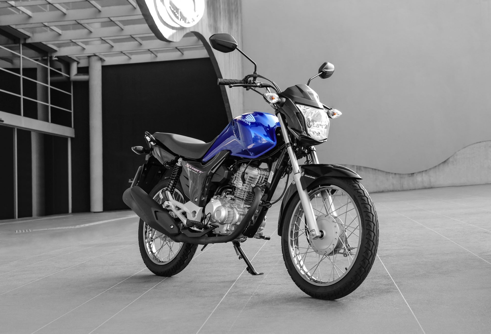 Honda CG 160 Start 2023 traz nova cor Azul Perolizado