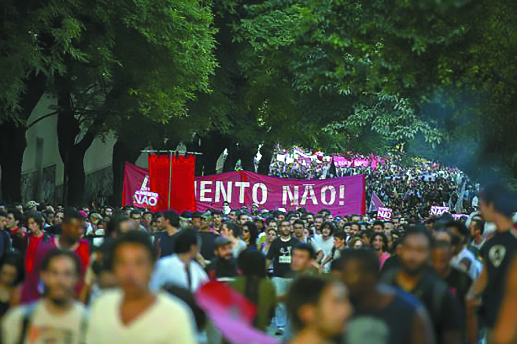 Não era por vinte centavos, agora é quarenta e aí?