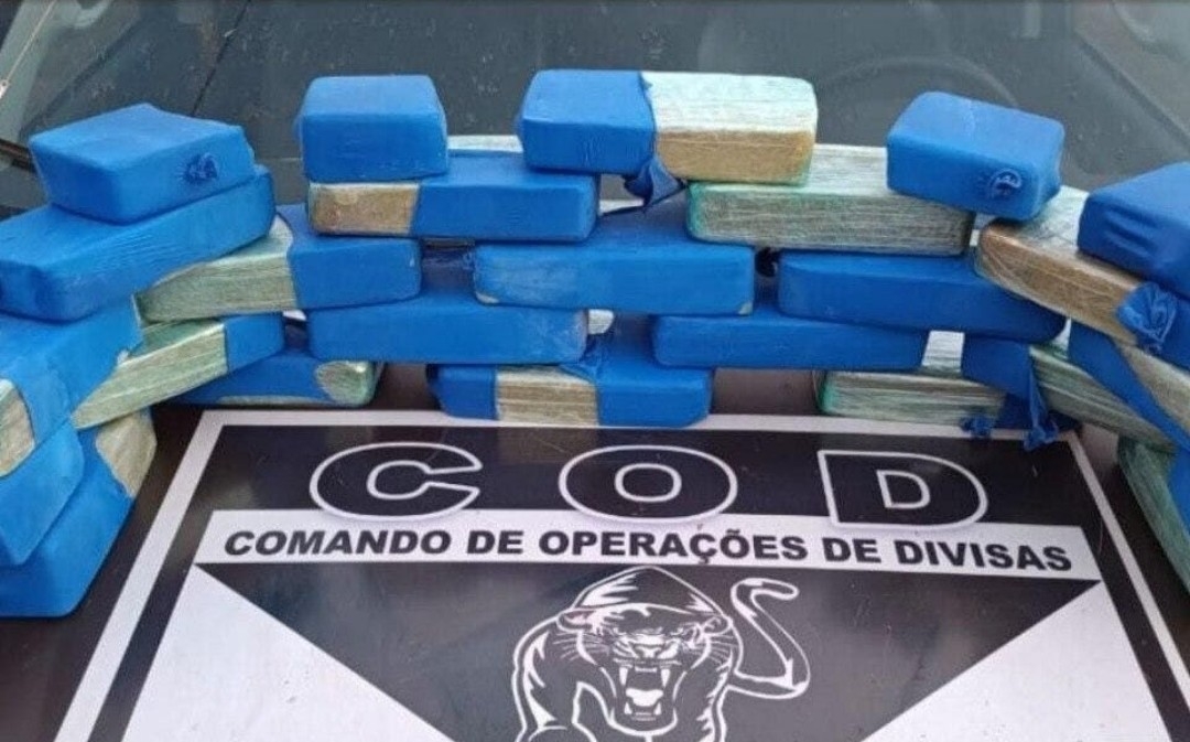 Carga de cocaína avaliada em quase R$ 1 milhão é apreendida no interior de Goiás