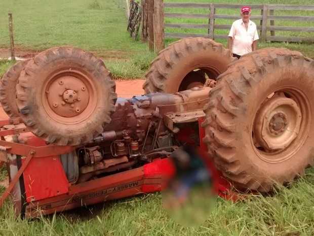 Na zuna rural de Rio Verde, homem morre esmagado por trator