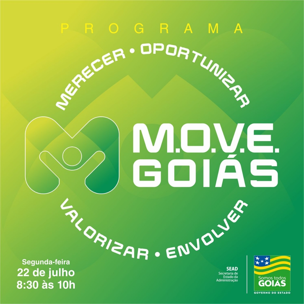 Governo de Goiás lança nesta segunda programa M.O.V.E. Goiás