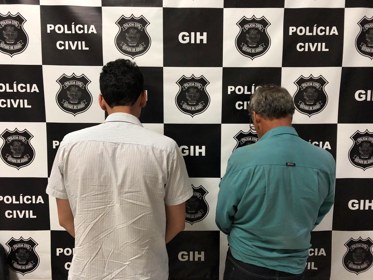 Pai e filho são presos por homicídio qualificado em Anápolis