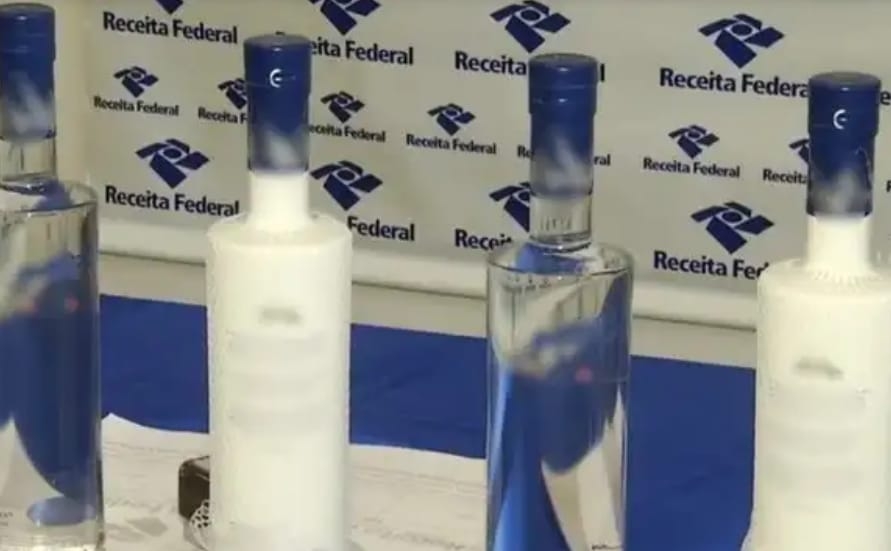 Apreensão de bebidas pela  Receita Federal devem ser transformadas em álcool em gel