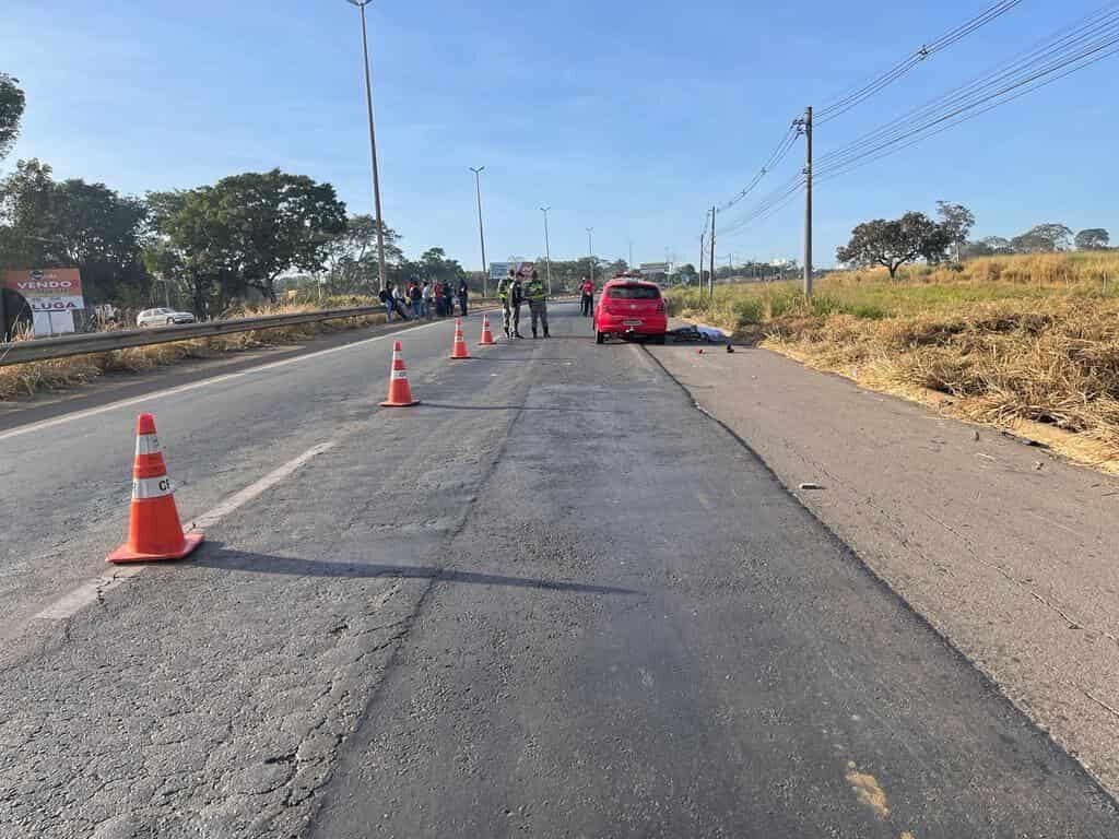 Motorista dorme ao volante, atropela e mata ciclista que ia para o trabalho na GO-070