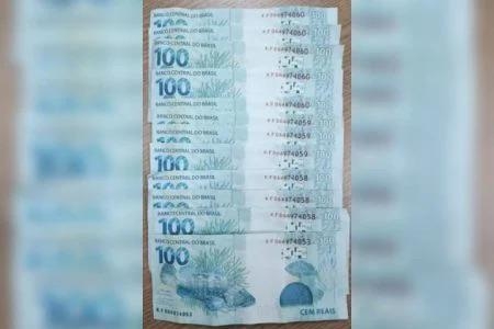 Homem é preso com com R$ 1,2 mil em notas falsas na cueca, em Jataí